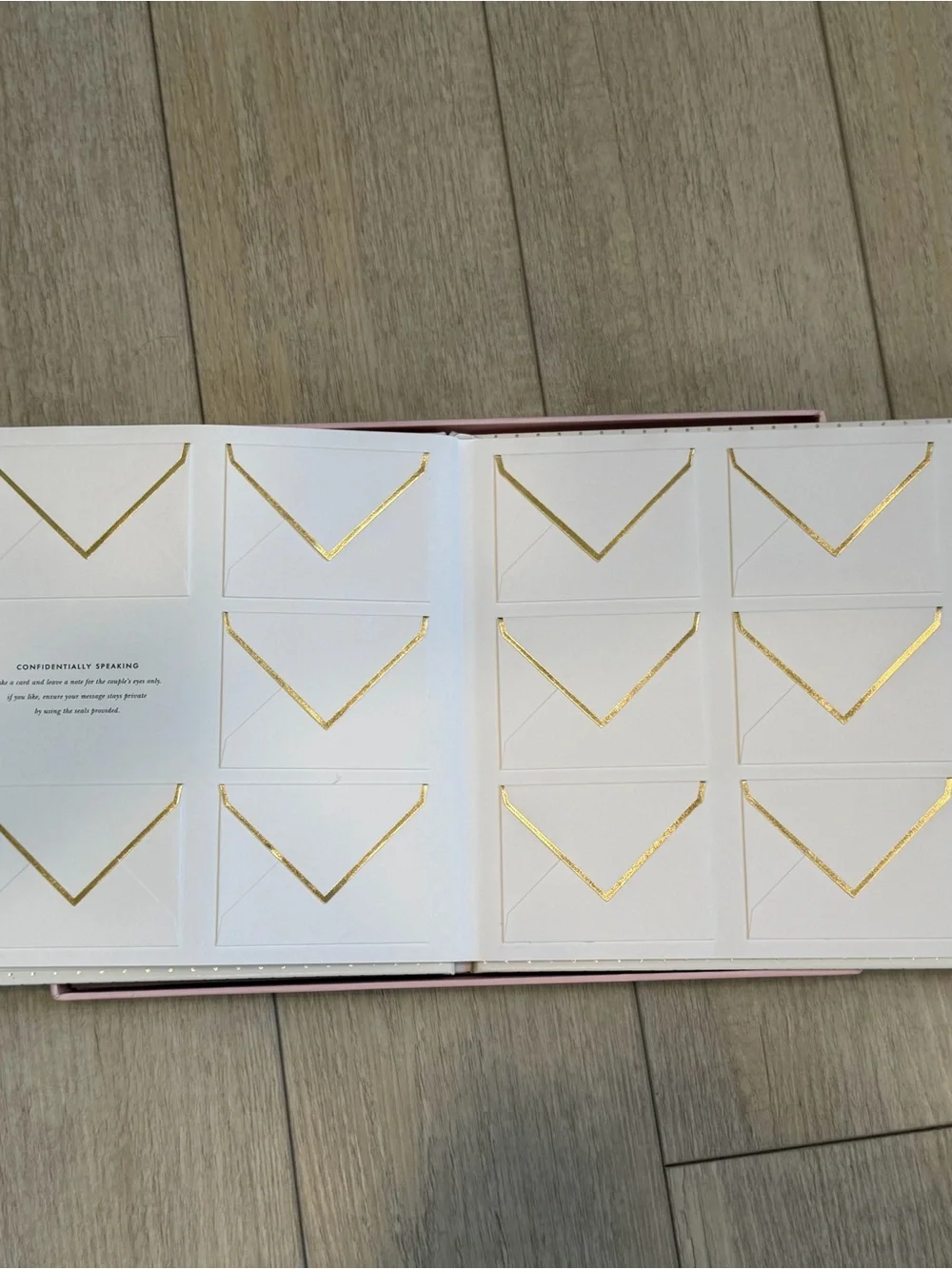 Kate Spade “And the Story Begins” Bridal Guest Book Set